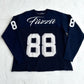 Navy Knitted Football Jersey