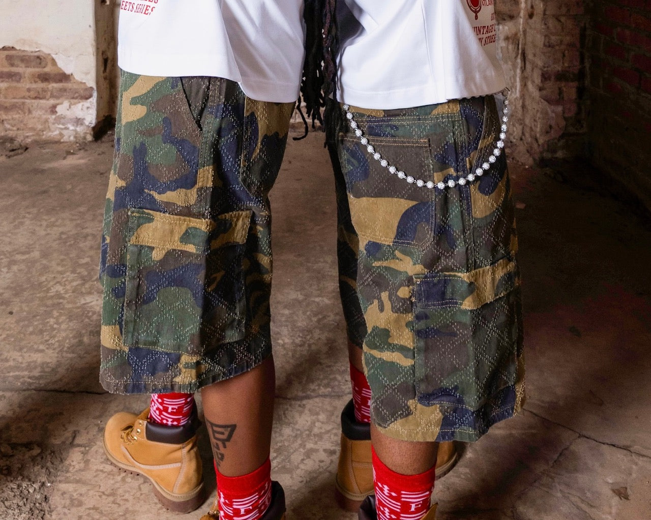 Camo Cargo Jorts
