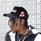 Crushed Velvet A-Frame Hat