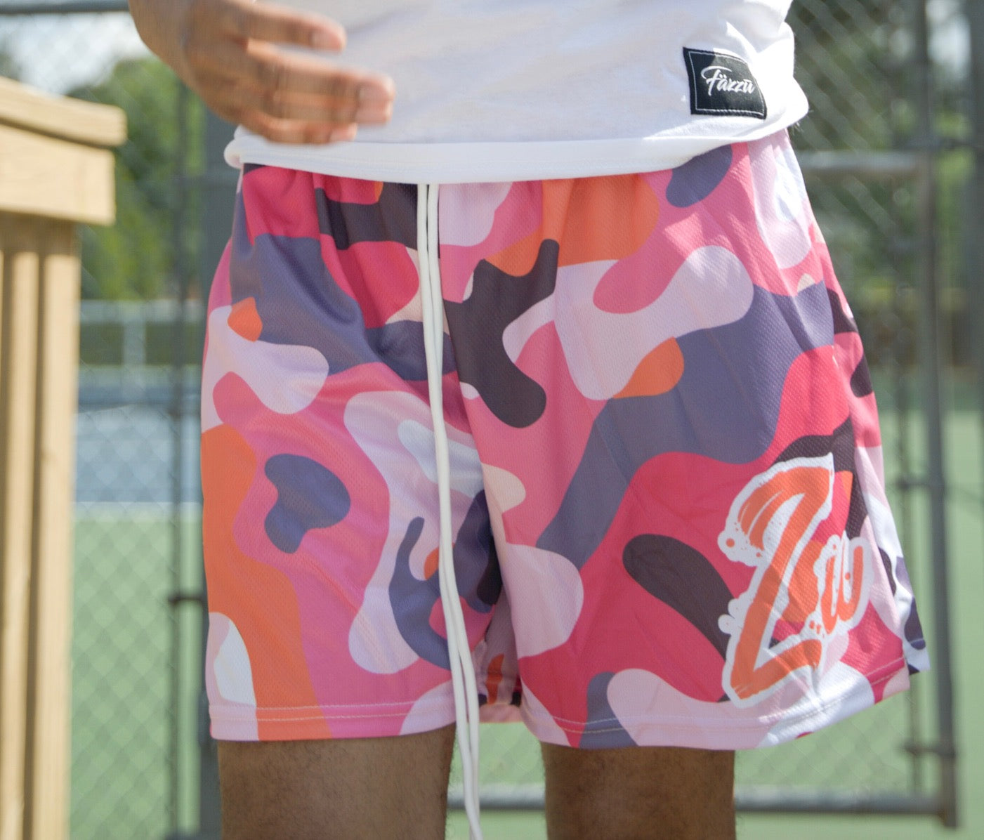 Pink camo shorts sales mens