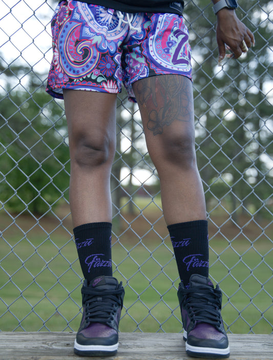 Paisley Shorts Mesh